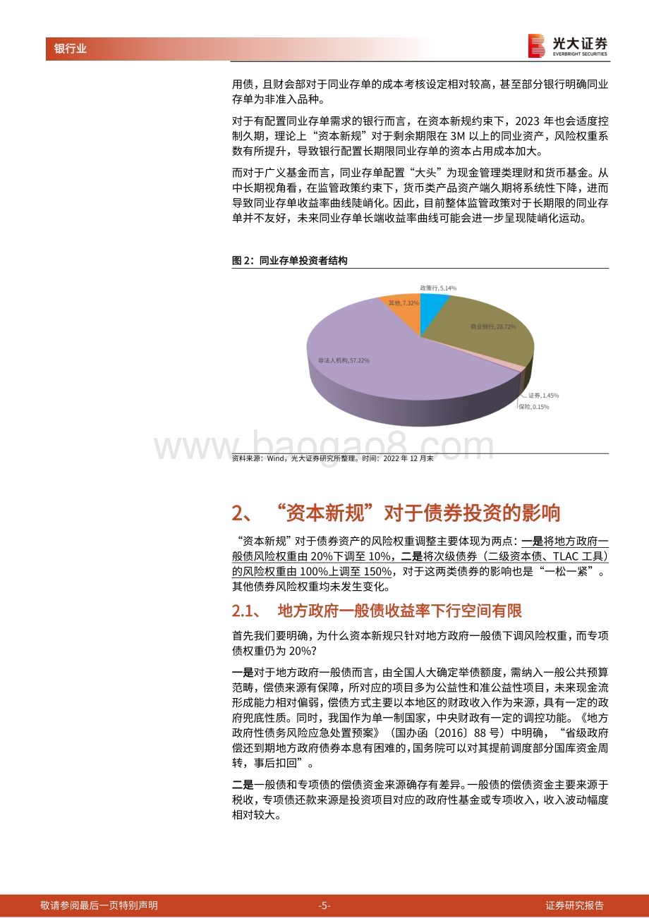 20230220-光大证券-银行业_商业银行资本管理办法（征求意见稿）_解读系列报告之二-从金融市场看_资本新规__14页_907kb (1).pdf_第5页