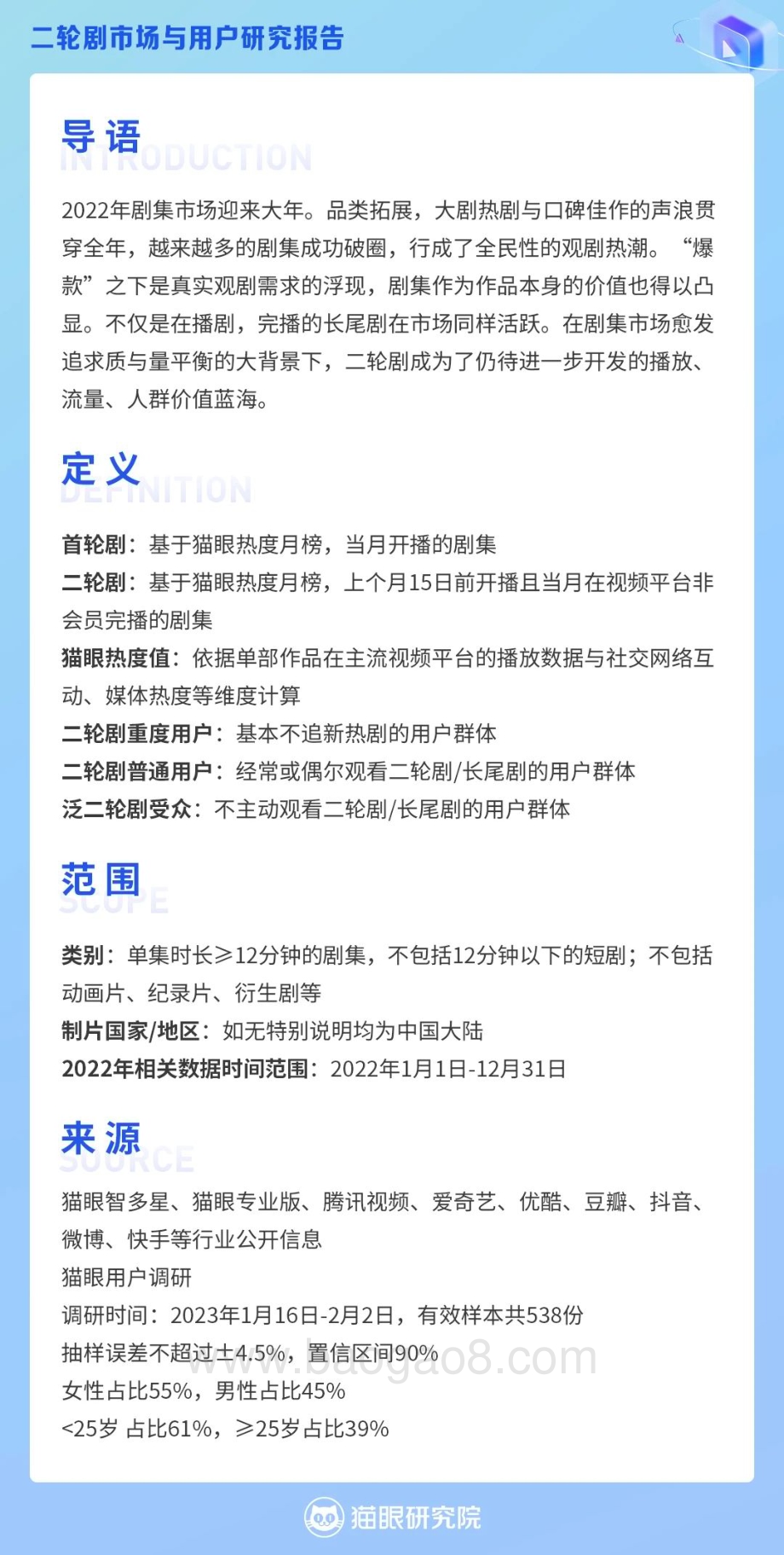 猫眼研究院：二轮剧市场与用户研究报告_11页_2mb.pdf_第2页
