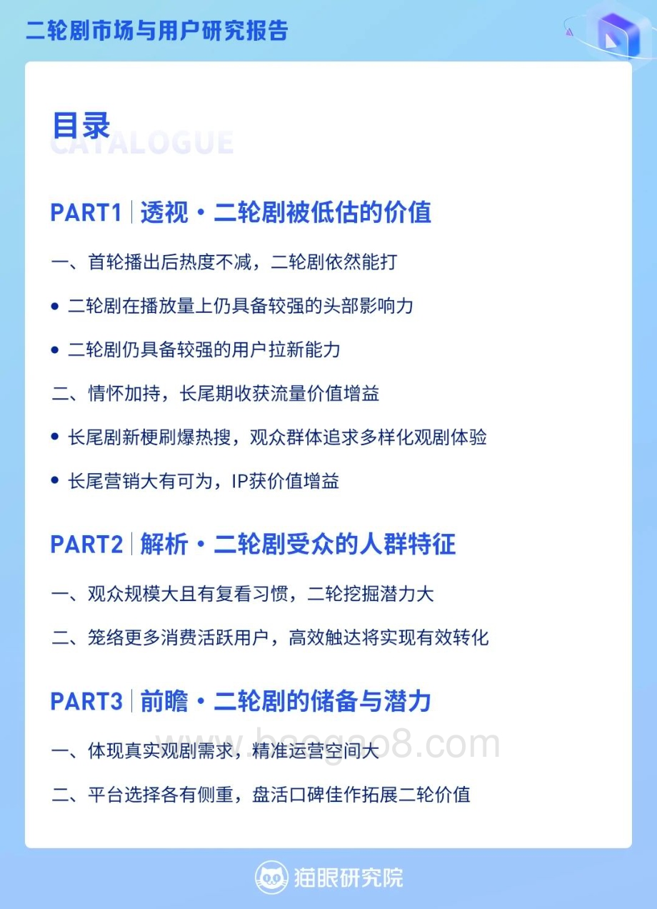 猫眼研究院：二轮剧市场与用户研究报告_11页_2mb.pdf_第3页