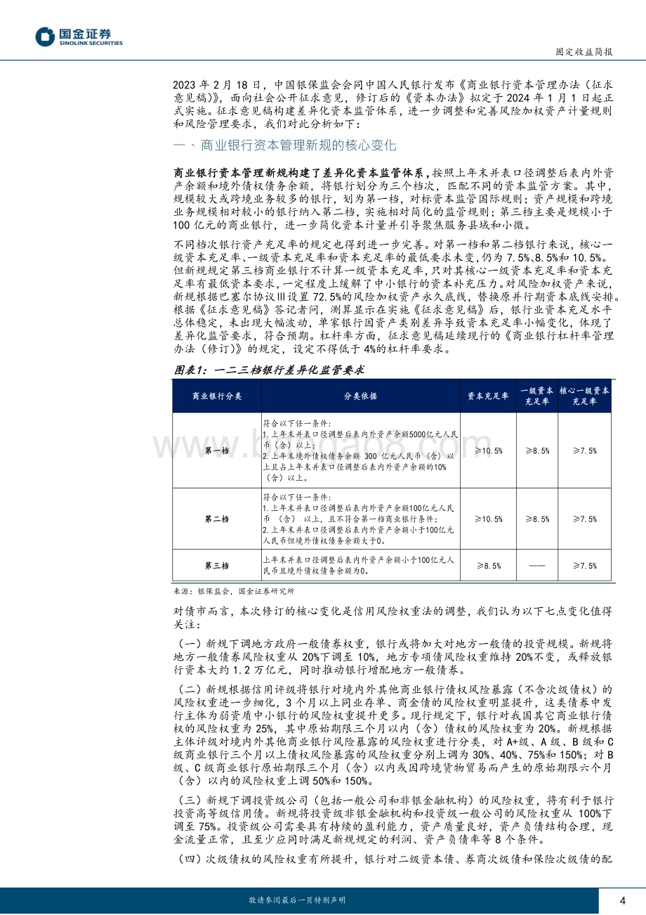 20230220-国金证券-固收点评分析报告_资本管理新规下_哪些债券主体符合投资级标准__17页_1mb.pdf_第4页