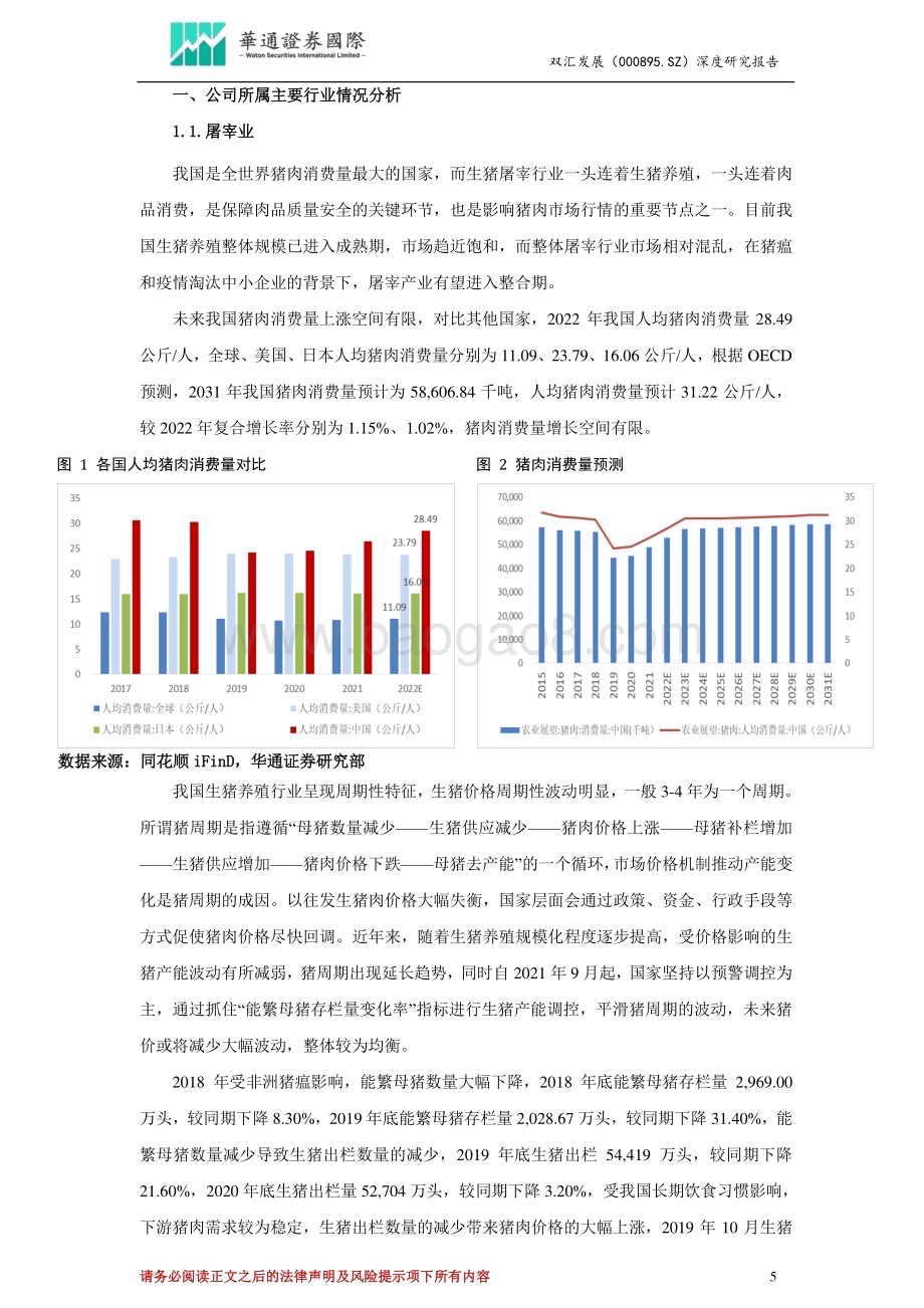 深度报告-20230118-华通证券国际-双汇发展-000895.SZ-投资价值分析报告_布局预制菜带来新增长_肉制品行业龙头有望迎来估值修复_37页_2mb.pdf_第5页