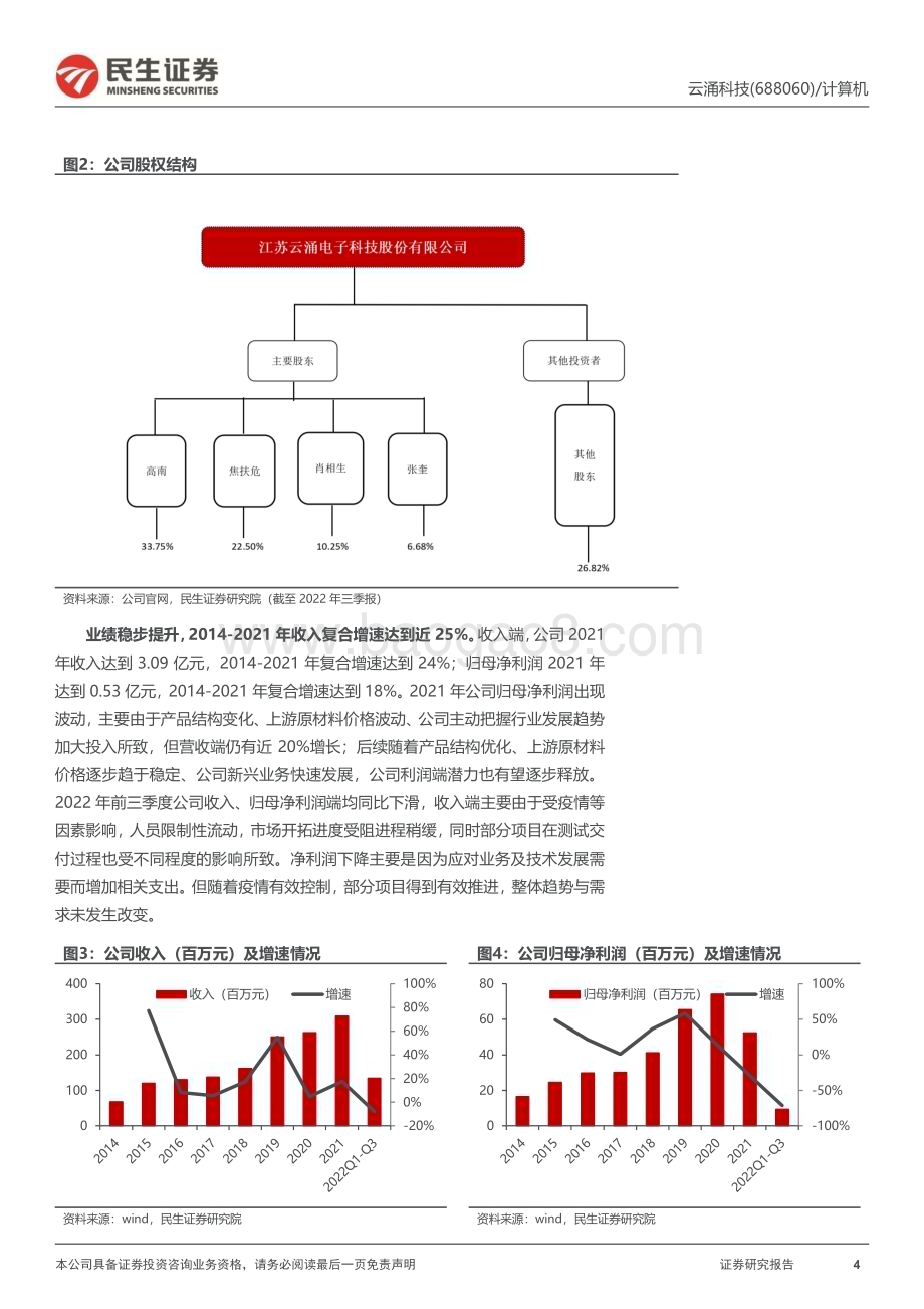 深度报告-20230110-民生证券-云涌科技-688060.SH-公司深度报告_电力信创_安全至上_27页_2mb.pdf_第4页