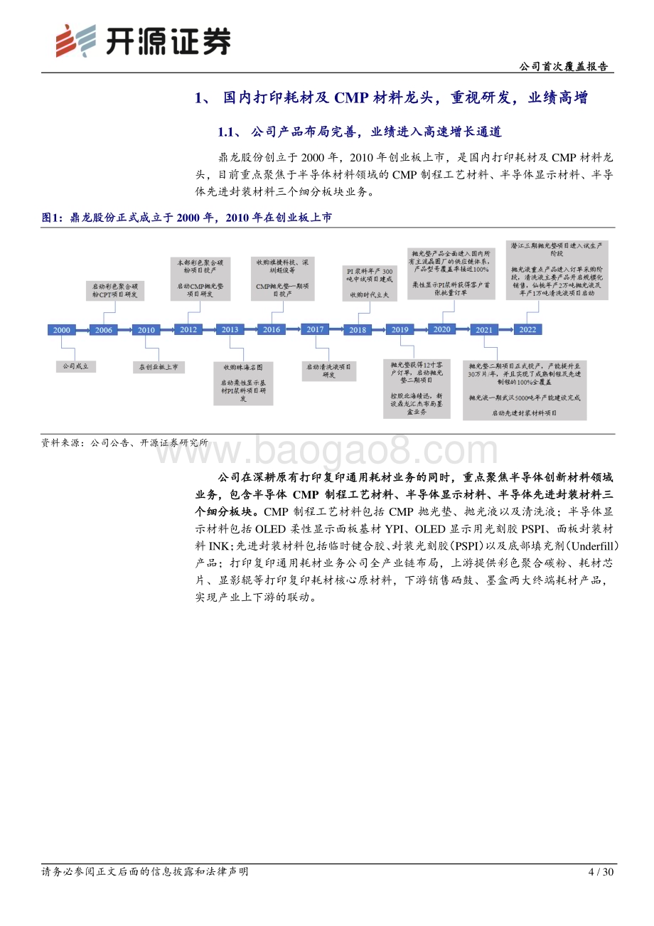深度报告-20221223-开源证券-鼎龙股份-300054.SZ-公司首次覆盖报告_国内CMP材料龙头_平台化发展_前景可期_30页_2mb.pdf_第4页
