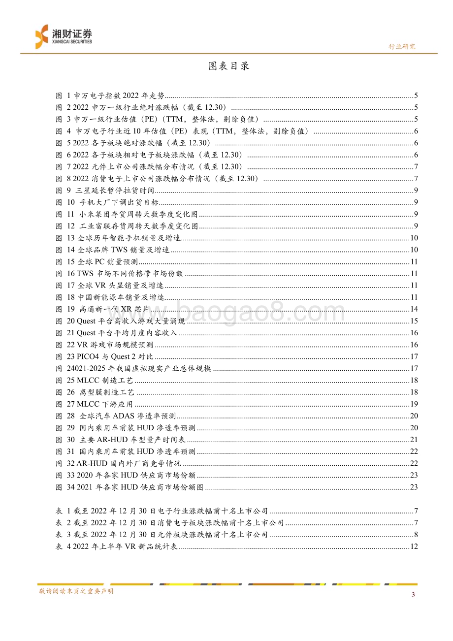 深度报告-20230111-湘财证券-电子行业深度_周期将触底_把握成长与国产替代主线_24页_1mb (1).pdf_第3页