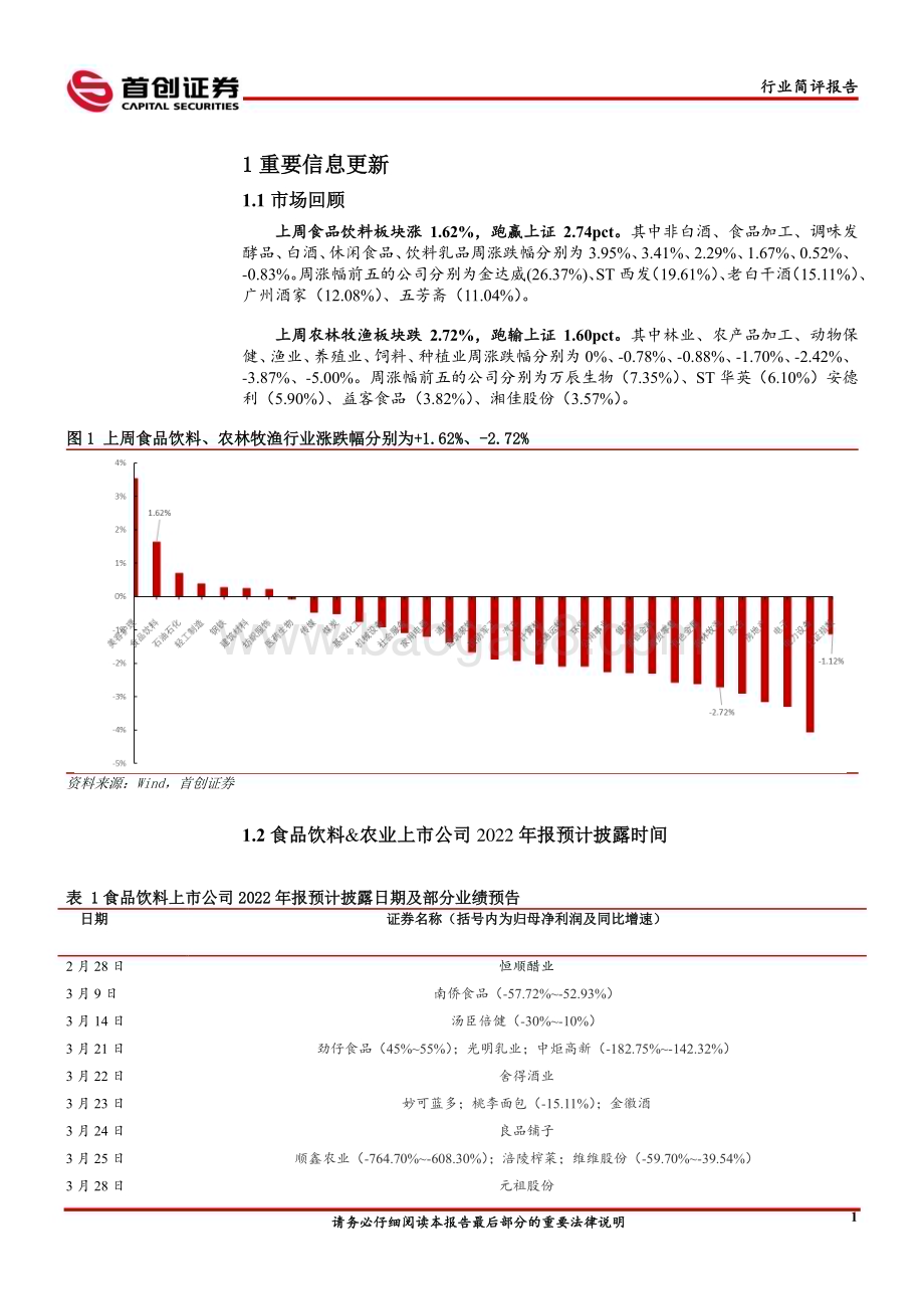 20230220-首创证券-食品饮料行业简评报告_消费复苏持续_关注白酒及餐饮产业链_15页_1mb.pdf_第3页