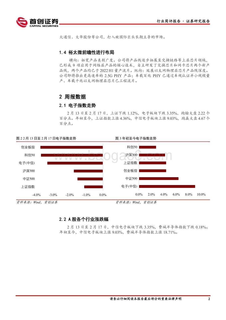 20230220-首创证券-电子行业简评报告_裕太微上市_关注稀缺标的投资机会_11页_626kb.pdf_第3页