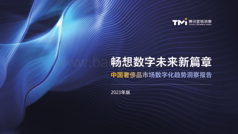 腾讯营销洞察：2023年中国奢侈品市场数字化趋势洞察报告_52页_17mb.pdf_第1页
