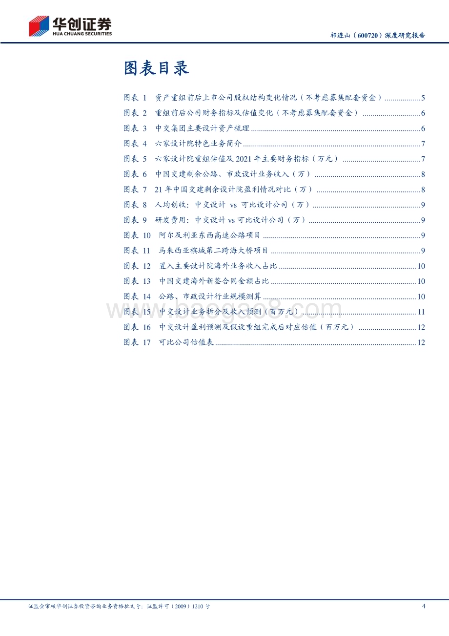 深度报告-20230216-华创证券-祁连山-600720.SH-深度研究报告_中交集团六设计院拟重组上市_竞争优势显著_17页_1mb (1).pdf_第4页