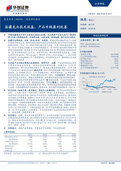 深度报告-20230616-华创证券-奥普家居-603551.SH-深度研究报告_浴霸龙头技术筑基_产品升级盈利改善_30页_3mb.pdf