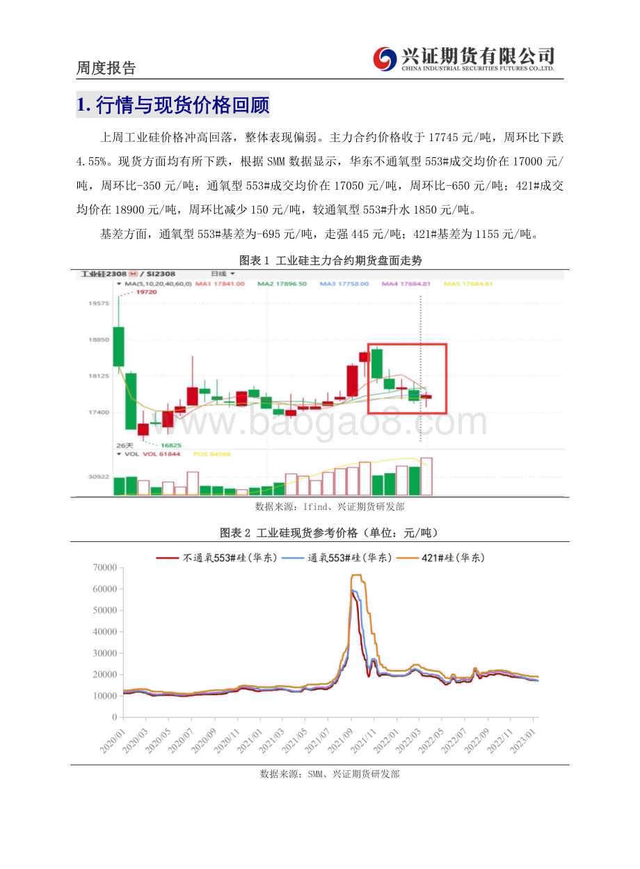 20230206-兴证期货-工业硅周度报告_库存压力仍存_硅价回吐节前涨幅_10页_1mb.pdf_第2页