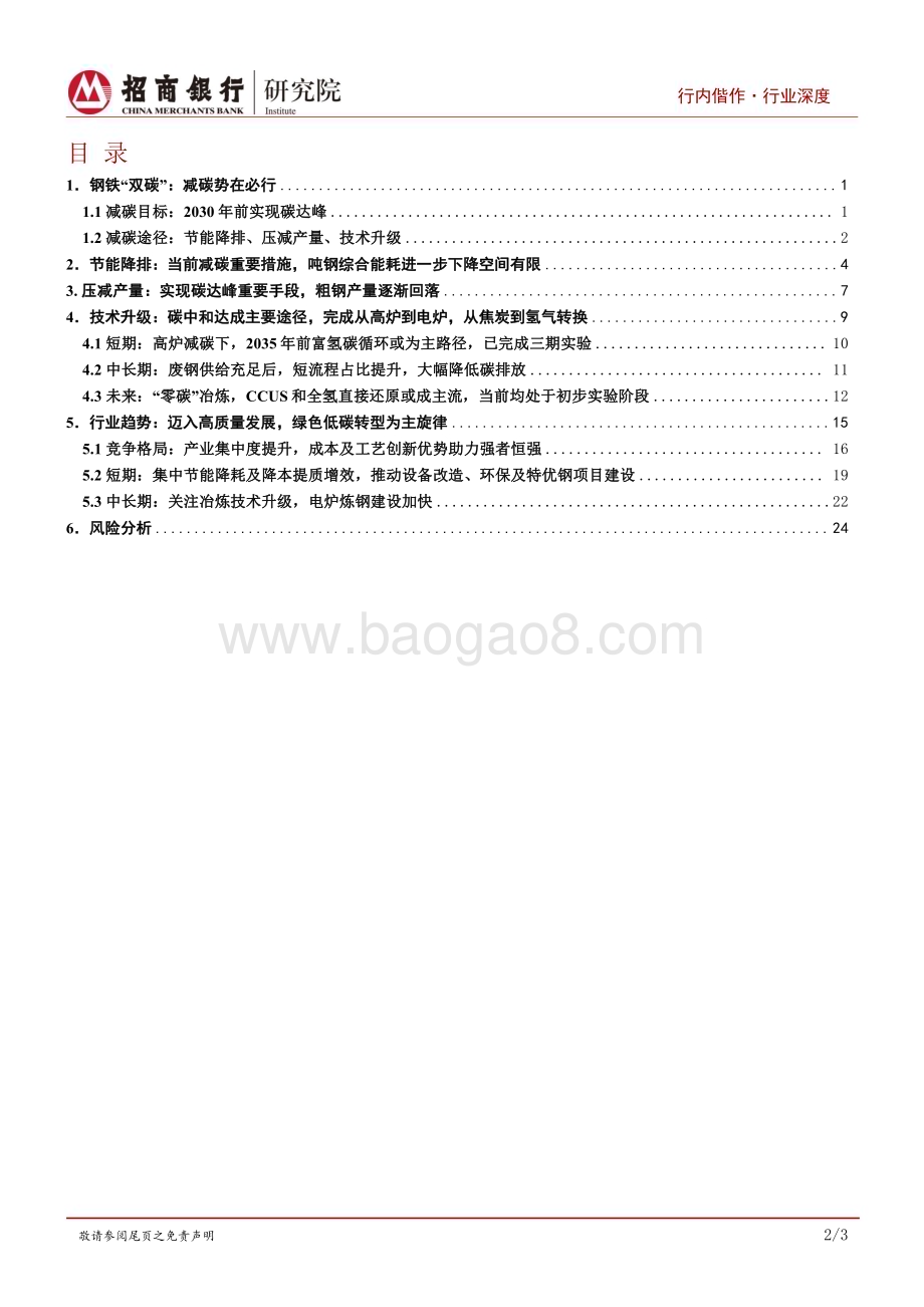 深度报告-20221215-招商银行-钢铁行业深度研究之_双碳_篇_减量提质_推动绿色低碳转型发展_28页_2mb.pdf_第2页