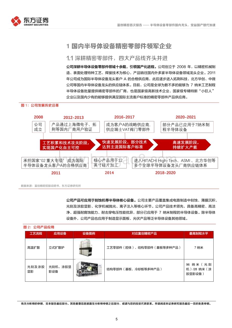 深度报告-20230108-东方证券-富创精密-688409.SH-半导体设备零部件国内龙头_受益国产替代加速_31页_1mb.pdf_第5页