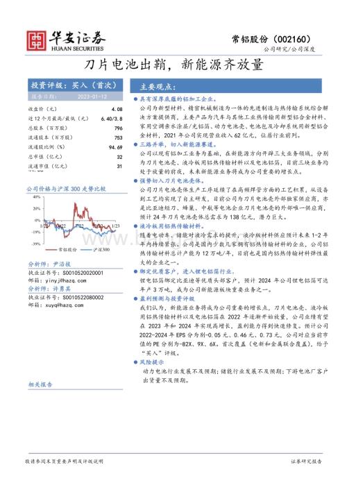 深度报告-20230112-华安证券-常铝股份-002160.SZ-刀片电池出鞘_新能源齐放量_38页_1mb.pdf