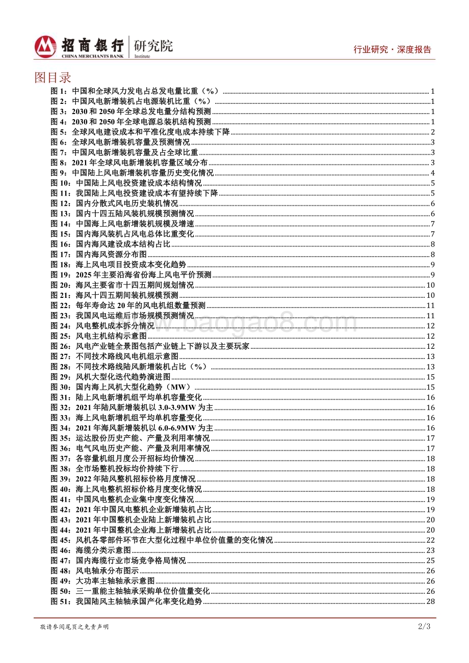 深度报告-20221215-招商银行-碳达峰碳中和系列研究之风电制造篇_风电市场向好_深耕产业链经营_40页_2mb.pdf_第3页