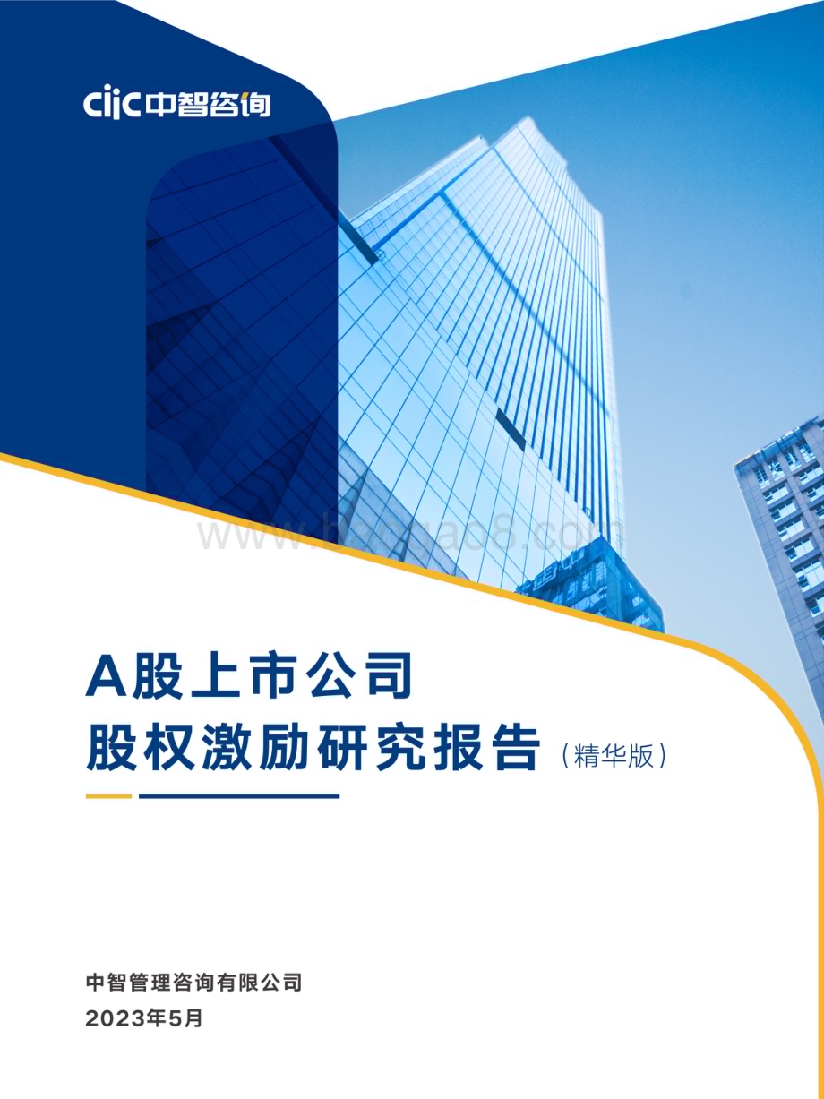中智咨询2022年A股上市公司股权激励研究报告精华版_46页_3mb.pdf_第1页