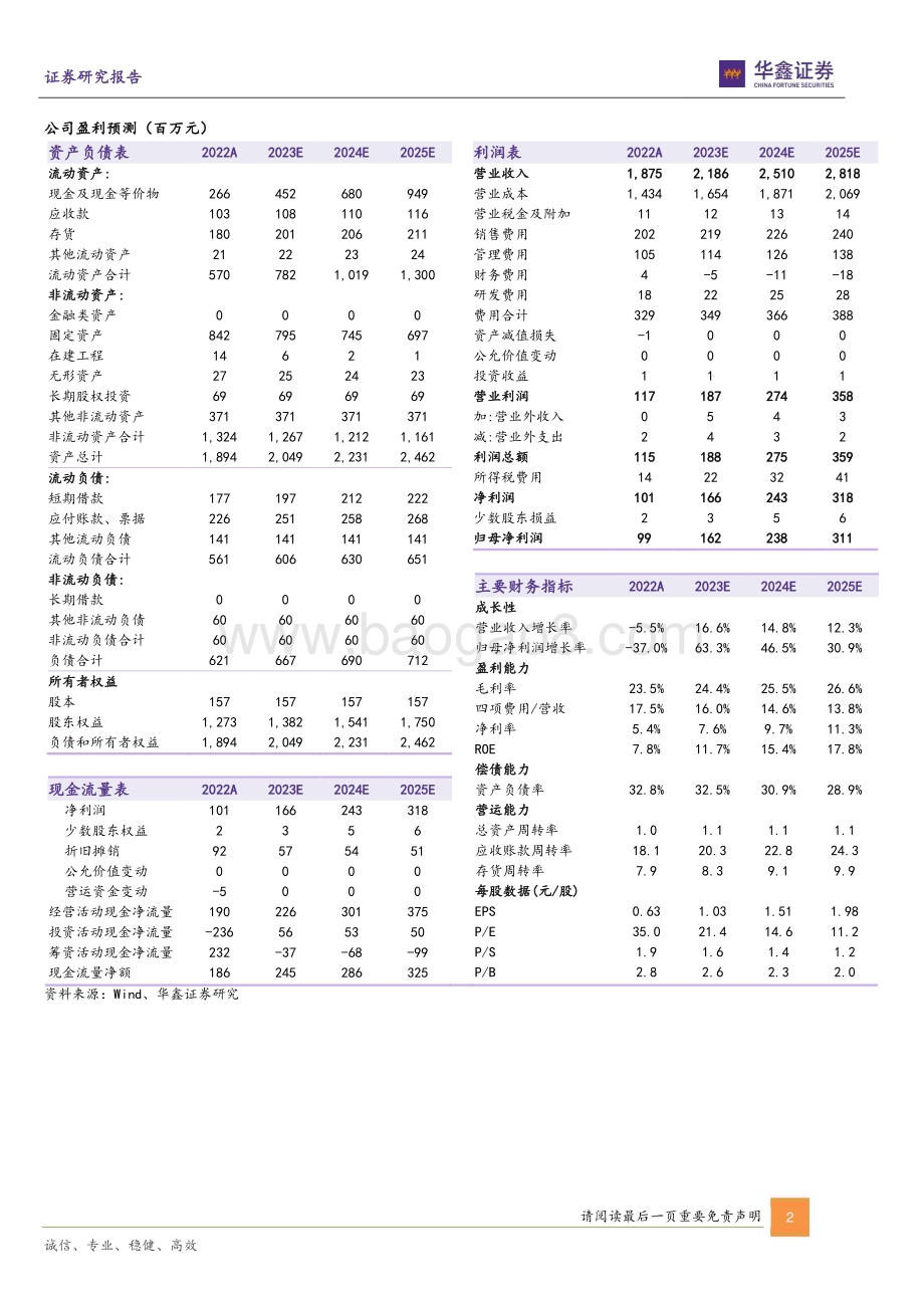 20230523-华鑫证券-燕塘乳业-002732.SZ-公司动态研究报告_利润改善可期_全面精耕省内市场_4页_277kb.pdf_第2页