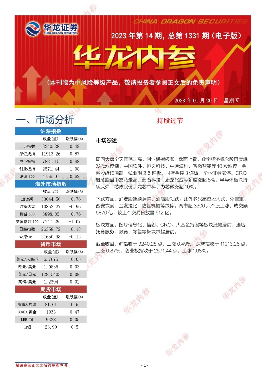 20230120-华龙证券-华龙内参2023年第14期_总第1331期（电子版）_5页_990kb.pdf_第1页