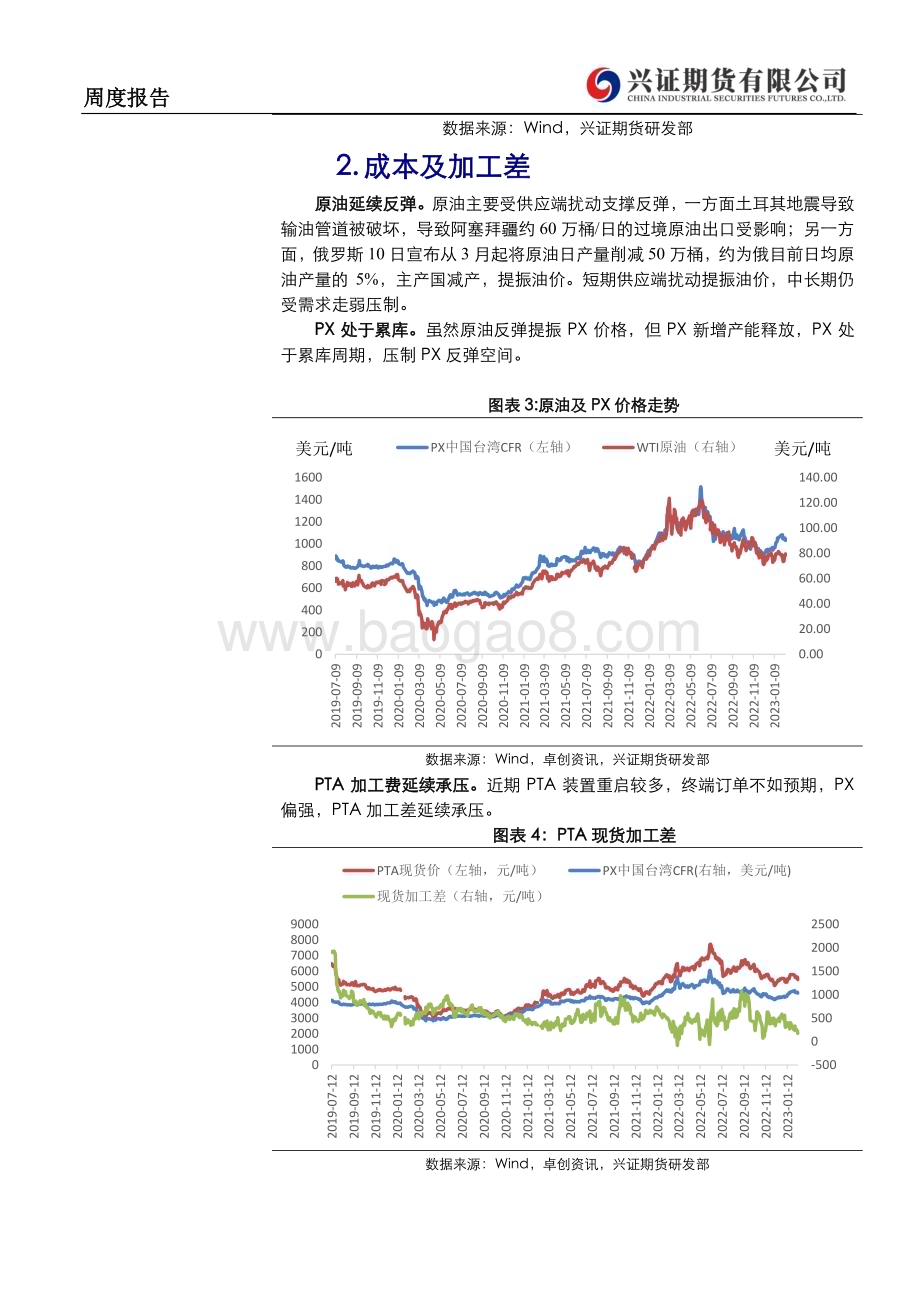 20230213-兴证期货-PTA_MEG周度报告_聚酯原料估值偏低_下方存支撑_11页_625kb (1).pdf_第3页