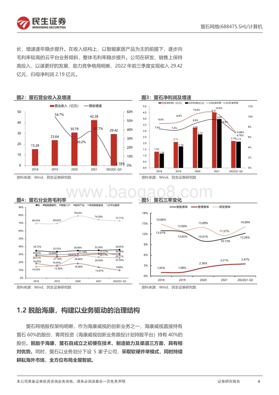 深度报告-20230104-民生证券-萤石网络-688475.SH-首次覆盖报告_广厦万千_以云为重_42页_4mb.pdf_第4页