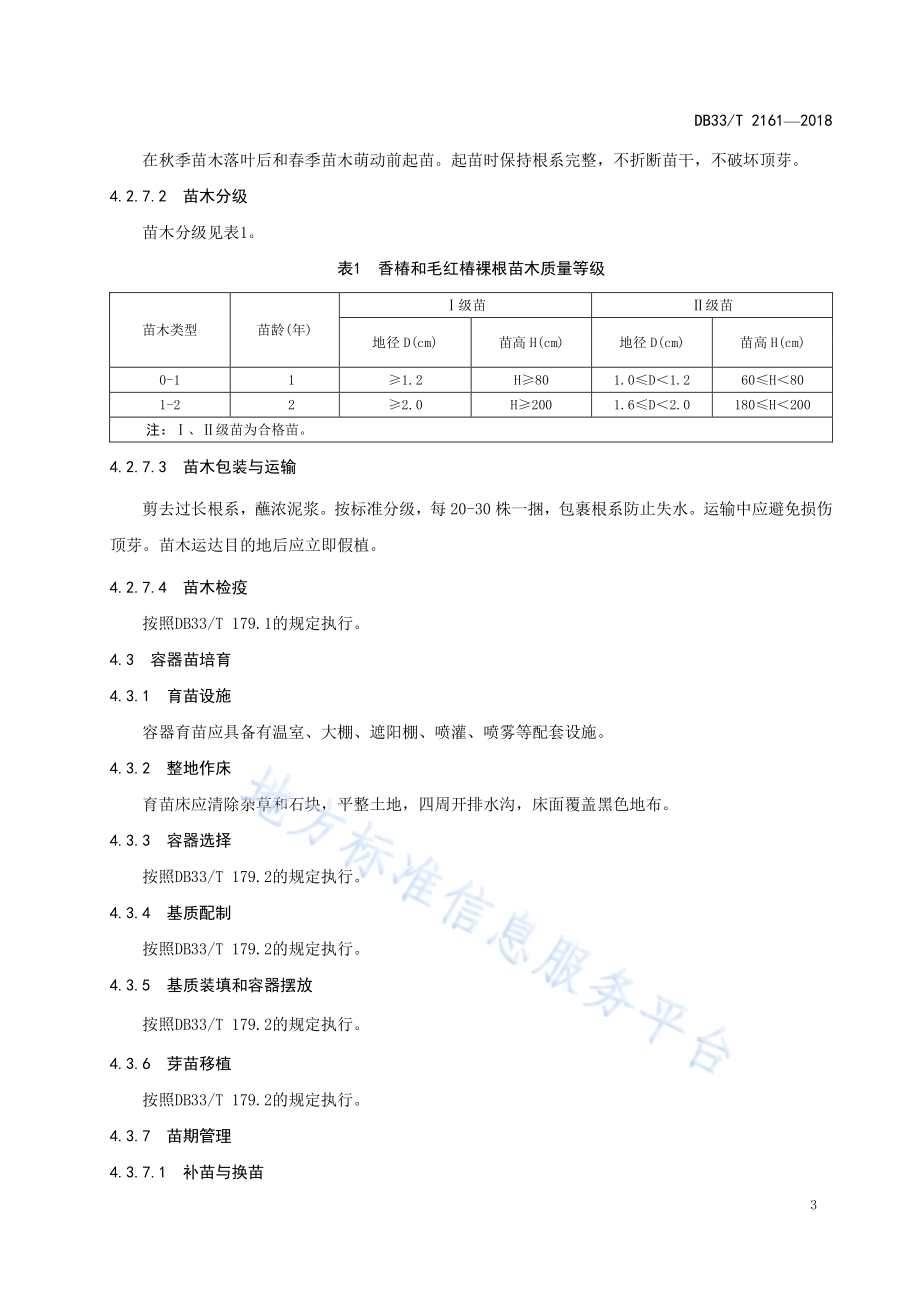 香椿和毛红椿用材林栽培技术规程DB33／T 2161-2018.pdf_第5页