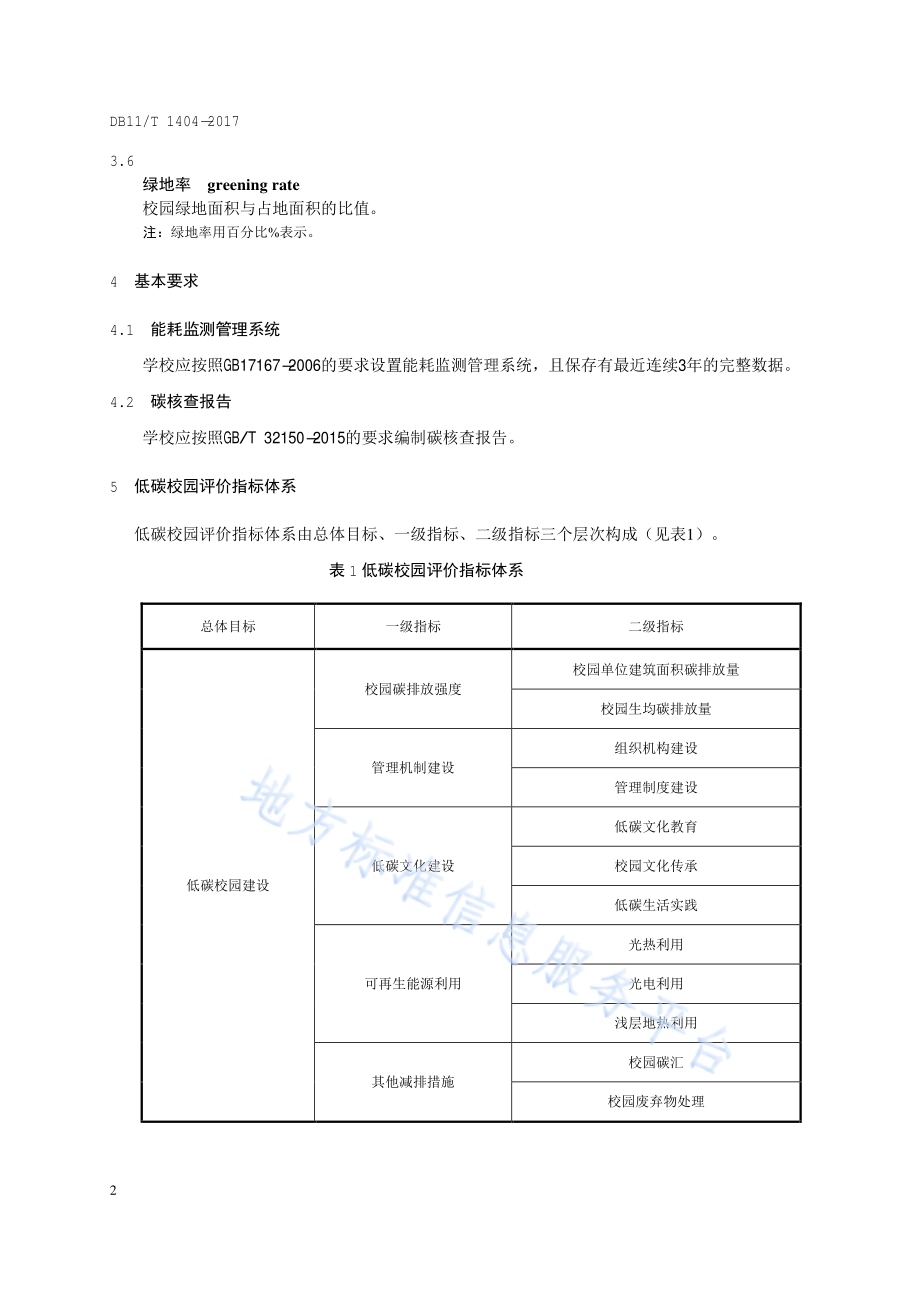 高等学校低碳校园评价技术导则DB11／T 1404-2017.pdf_第5页