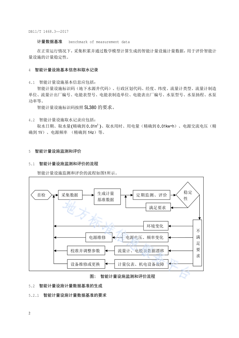 农用机井智能计量设施规范 第3部分：远程监测和评价DB11／T 1468.3-2017.pdf_第5页