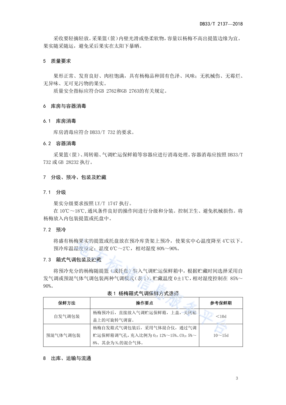 杨梅箱式气调贮运技术规范DB33／T 2137-2018.pdf_第4页