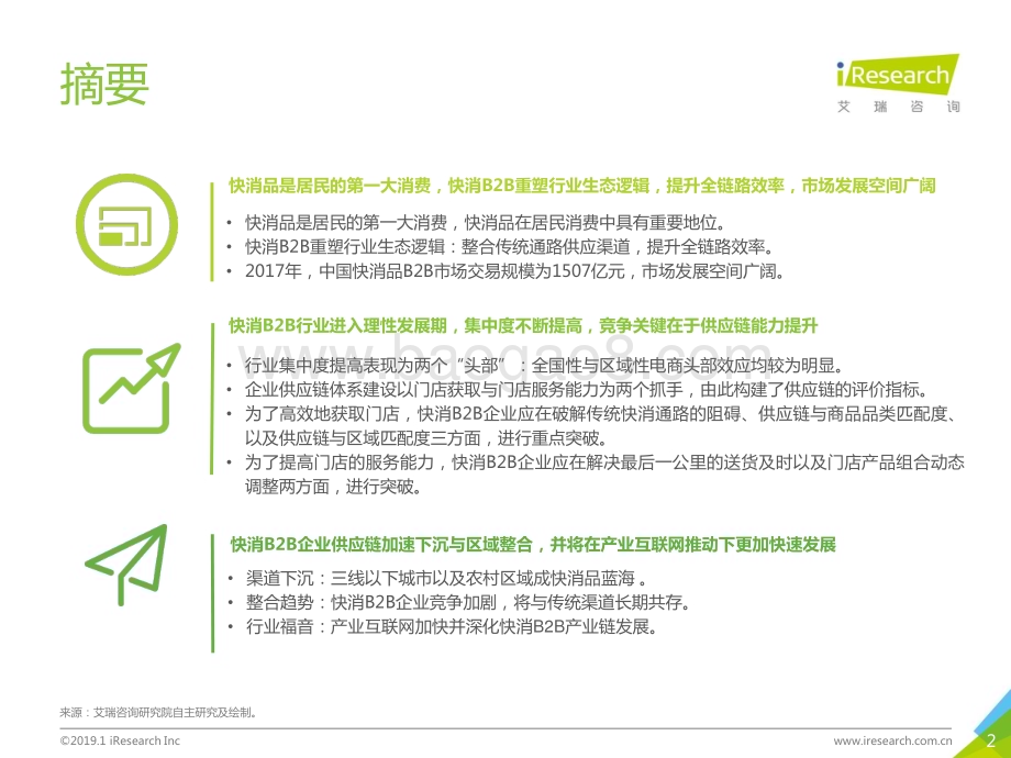 2019124_艾瑞咨询_2019年中国快消品B2B行业发展研究报告（41页）.pdf_第2页