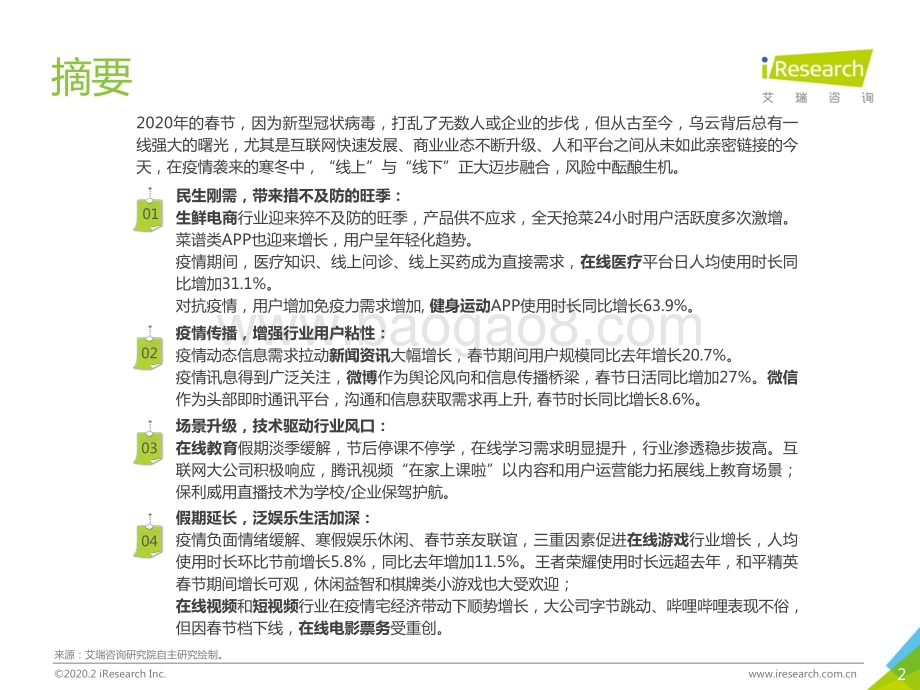 202031_艾瑞咨询_风险中酝酿生机数说2020开年博弈升级（41页）.pdf_第2页