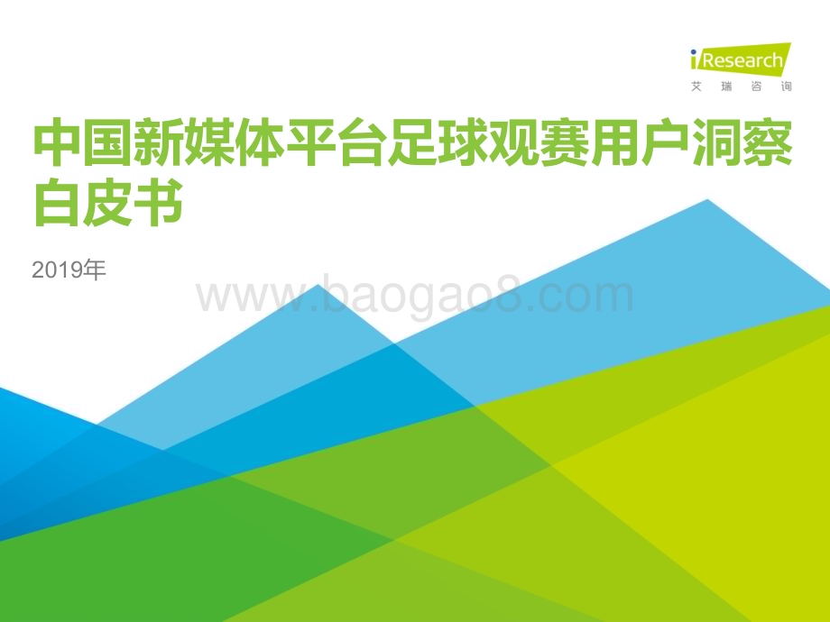 201993_艾瑞咨询_2019年中国新媒体平台足球观赛用户洞察白皮书（53页）.pdf_第1页
