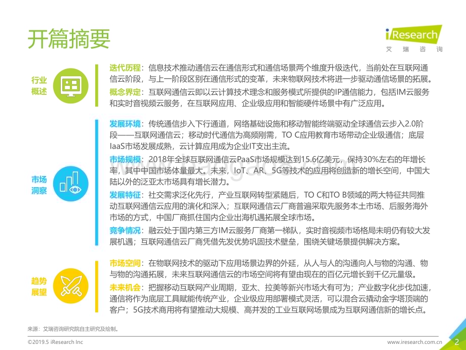 2019521_艾瑞咨询_2019年全球互联网通信云行业研究报告（38页）.pdf_第2页