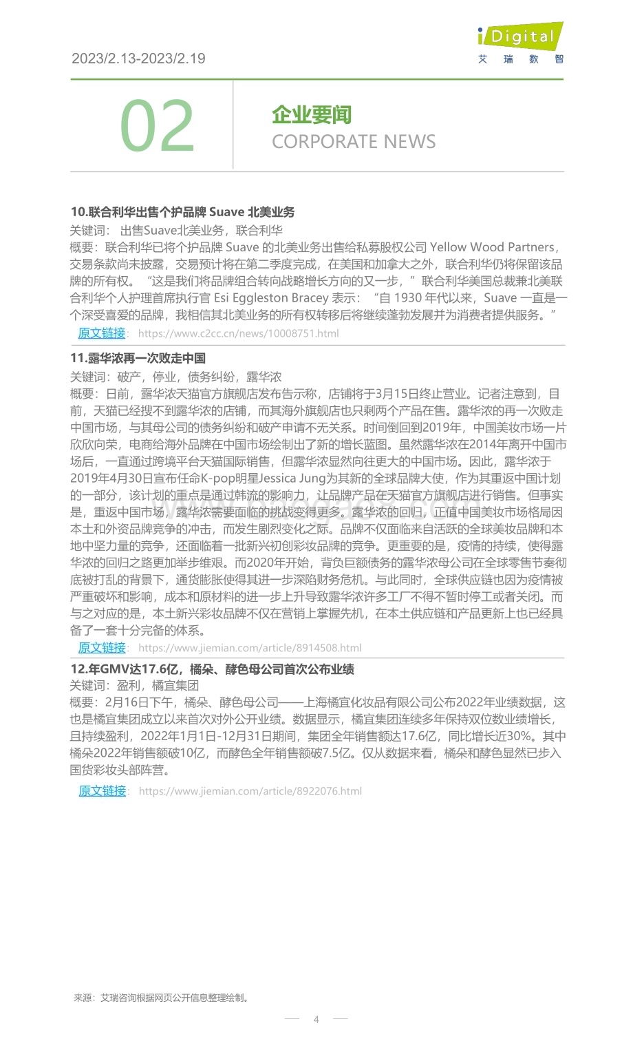 20230219_艾瑞咨询_2023年第8周：美妆行业周度市场观察（7页）.pdf_第4页