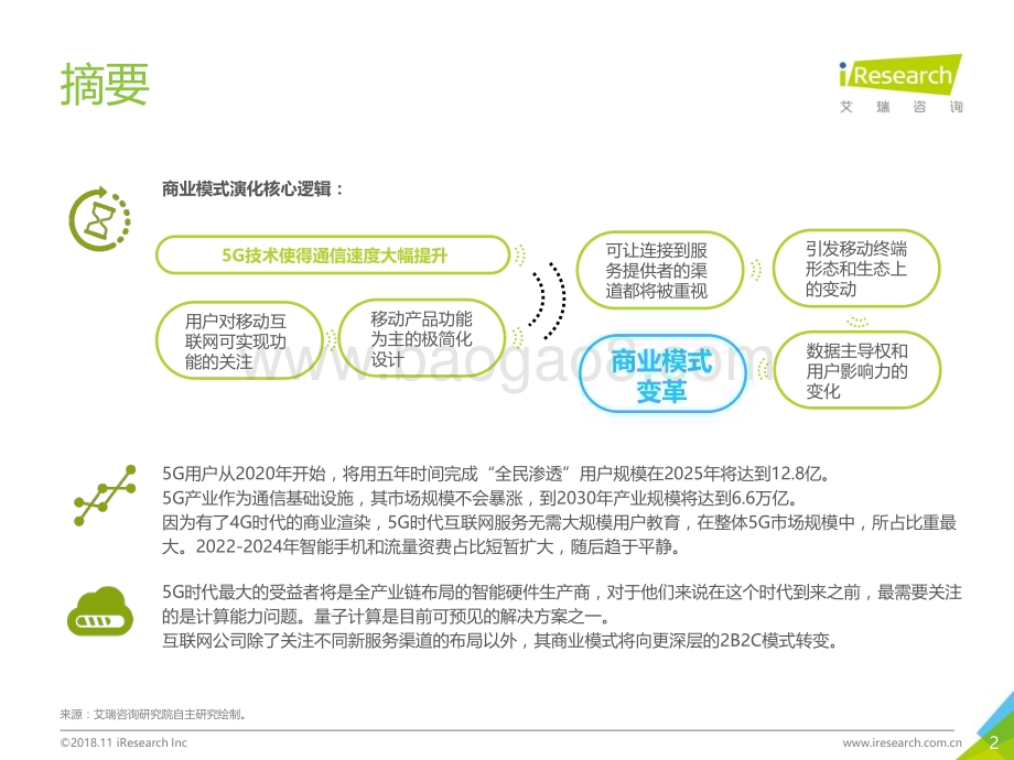 2018115_艾瑞咨询_2018年5G时代商业模式变革趋势研究报告（22页）.pdf_第2页