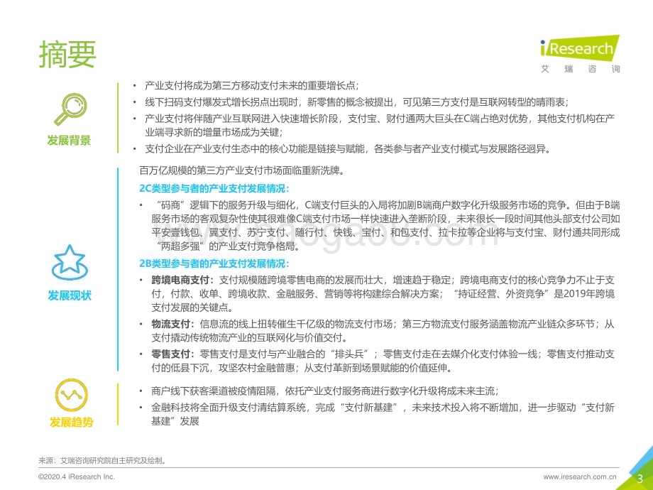 202047_艾瑞咨询_2020年中国第三方支付行业研究报告（55页）.pdf_第3页