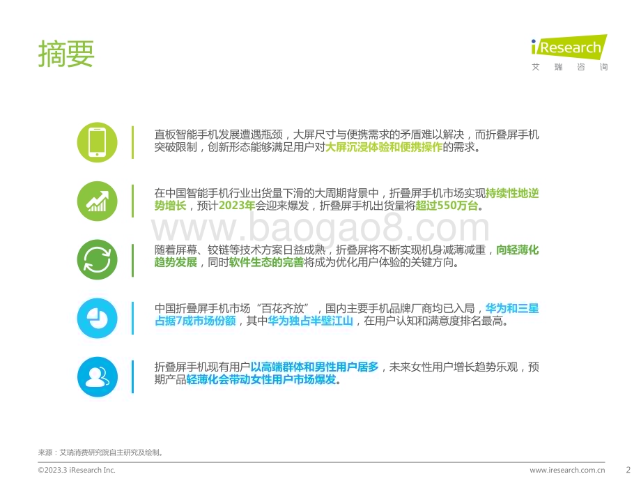 202339_艾瑞咨询_2023年中国折叠屏手机市场洞察报告（43页）.pdf_第2页