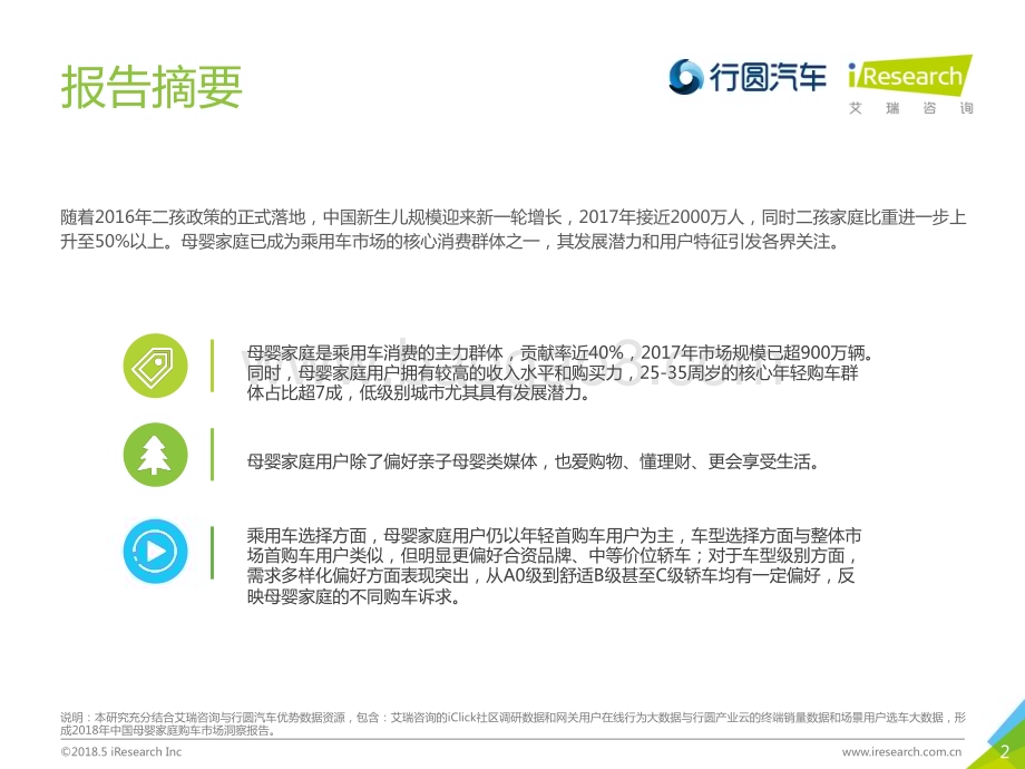 2018522_艾瑞咨询_2018年中国母婴家庭购车市场洞察（15页）.pdf_第2页