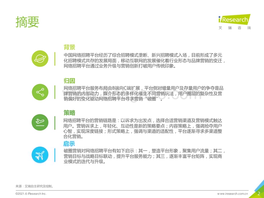 202169_艾瑞咨询_2021年中国网络招聘平台品牌“破圈”营销洞察白皮书（31页）.pdf_第2页