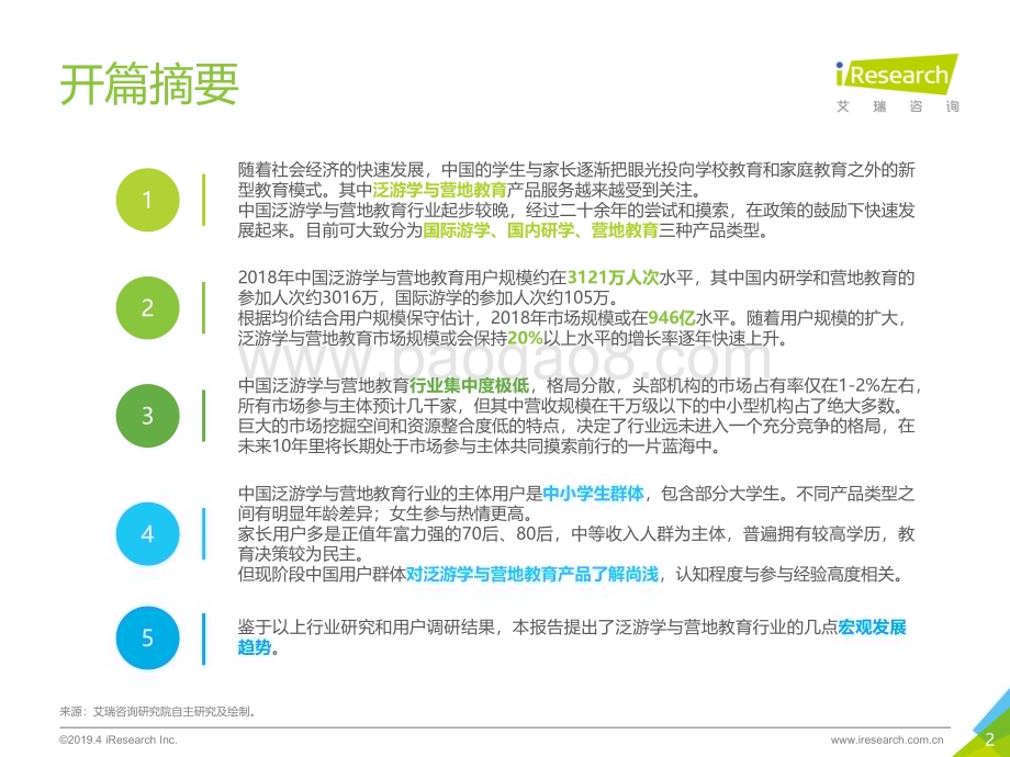 201958_艾瑞咨询_中国泛游学与营地教育行业白皮书-发布版（38页）.pdf_第2页