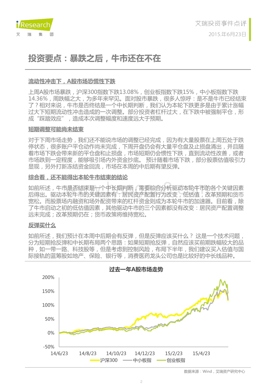 2015623_艾瑞咨询_暴跌之后牛市还在不在（9页）.pdf_第2页