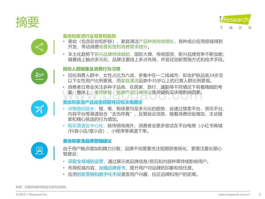 2023111_艾瑞咨询_2023年美妆和家清产品消费者洞察报告（55页）.pdf_第2页