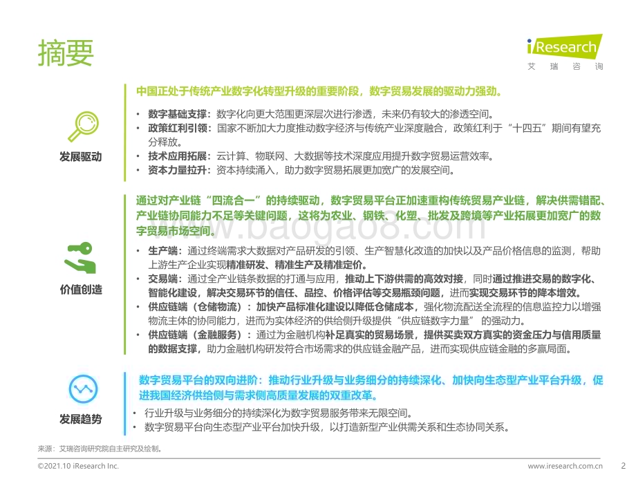 20211013_艾瑞咨询_2021年全球数字贸易白皮书（60页）.pdf_第2页