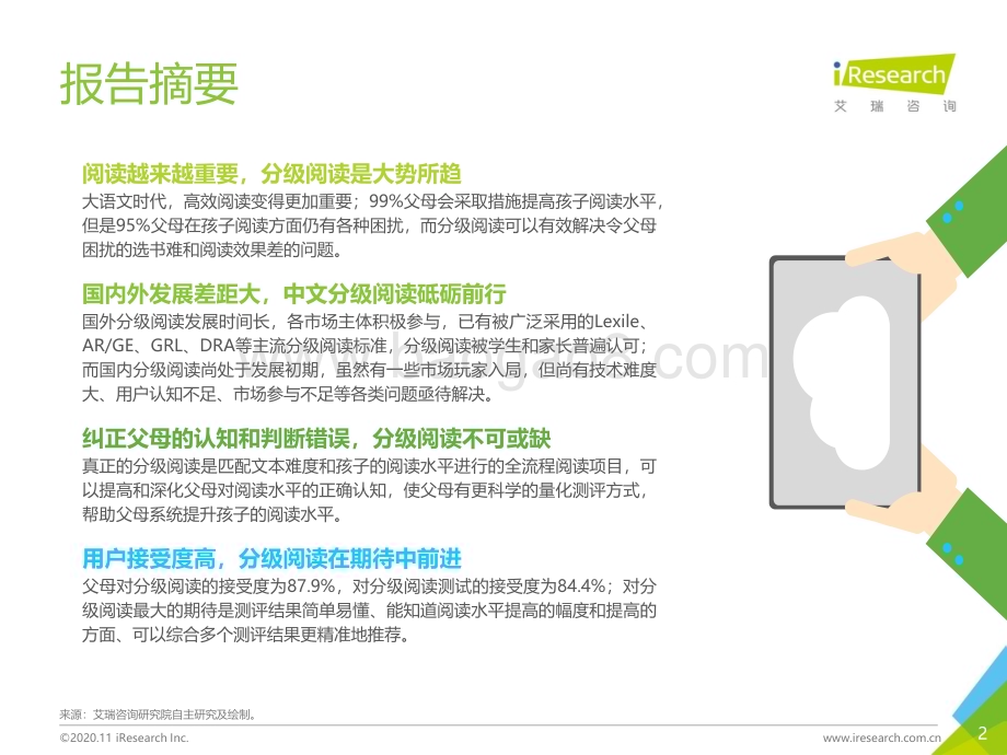 20201113_艾瑞咨询_2020年中国K12阶段学生“分级阅读”白皮书（35页）.pdf_第2页