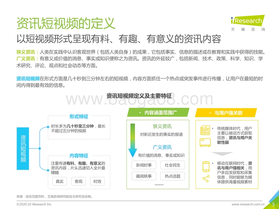 20201020_艾瑞咨询_2020年中国资讯短视频市场洞察白皮书（53页）.pdf_第5页