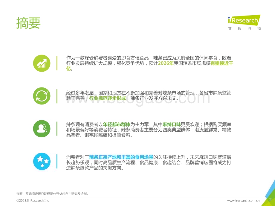 2023522_艾瑞咨询_2023年辣条行业发展趋势报告（33页）.pdf_第2页
