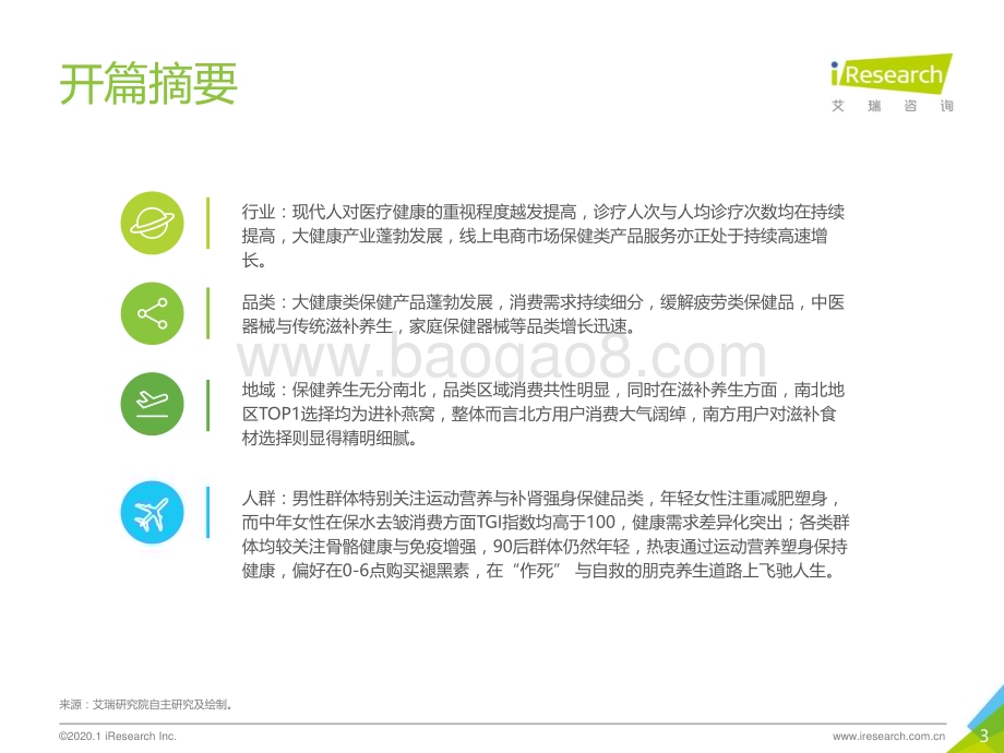 2020117_艾瑞咨询_2019年中国大健康消费发展白皮书（35页）.pdf_第3页