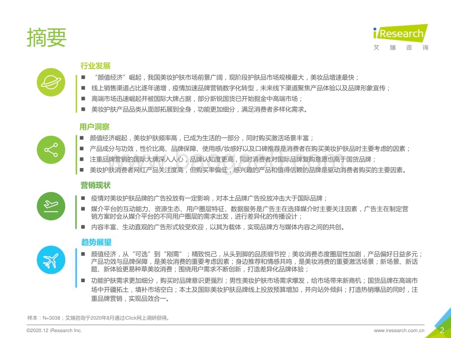 20201210_艾瑞咨询_2020年中国本土及国际美妆护肤品牌及营销现状研究报告（50页）.pdf_第2页