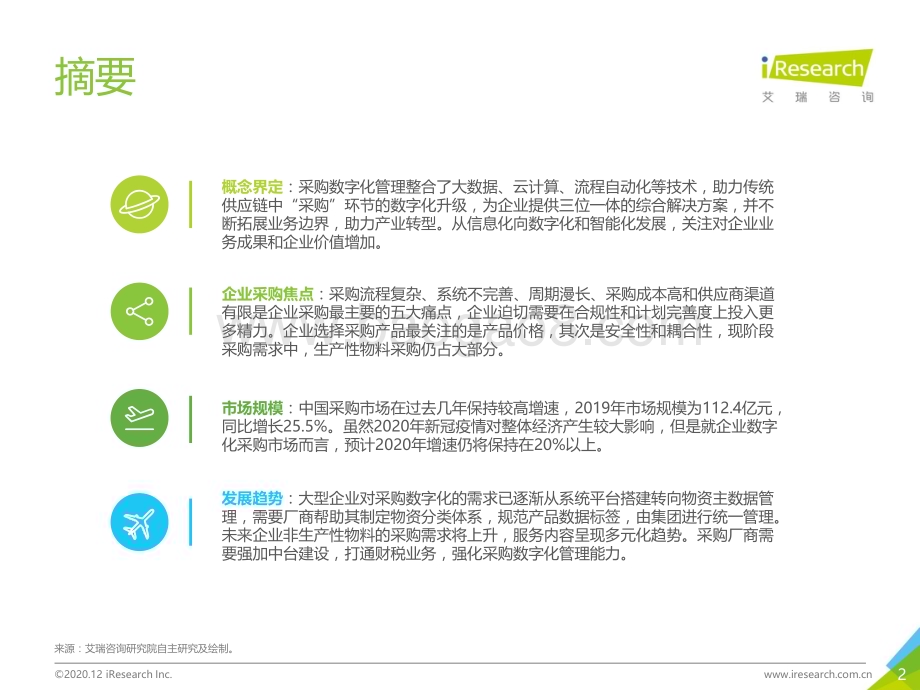 20201223_艾瑞咨询_2020年中国企业采购数字化管理调研白皮书（43页）.pdf_第2页