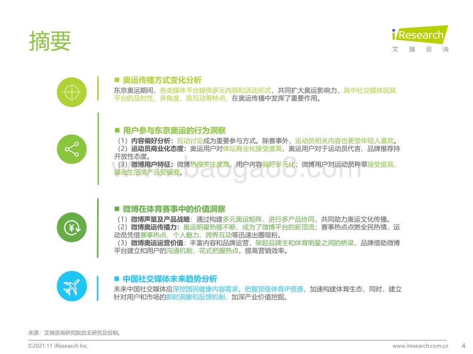 20211130_艾瑞咨询_2021年奥运期间中国社交媒体价值分析报告-以微博为例（34页）.pdf_第4页