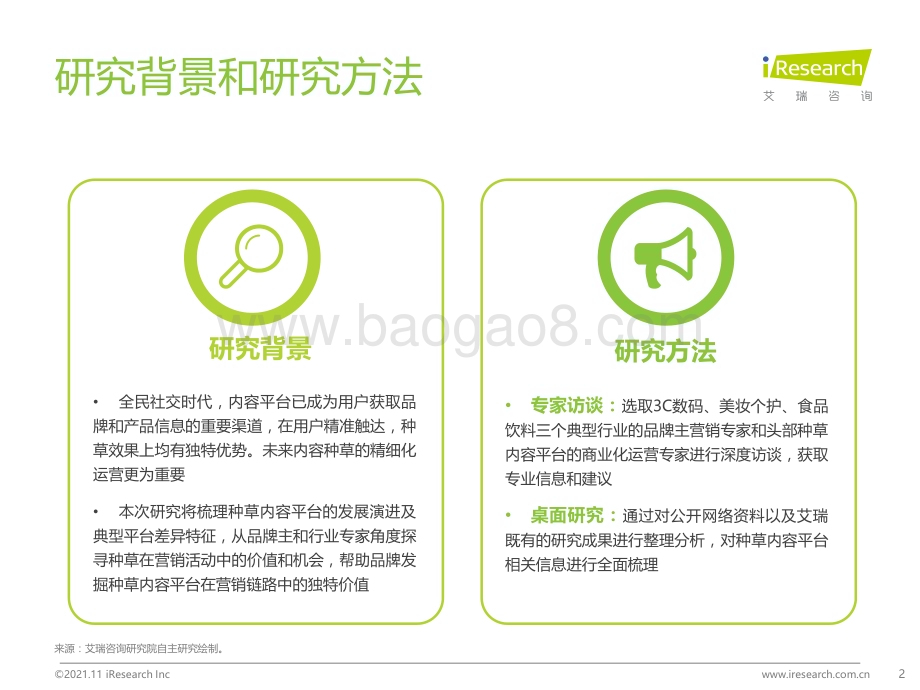 20211115_艾瑞咨询_2021年种草内容平台营销价值白皮书（45页）.pdf_第2页
