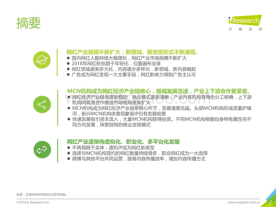 2018619_艾瑞咨询_2018年中国网红经济发展研究报告（36页）.pdf_第2页